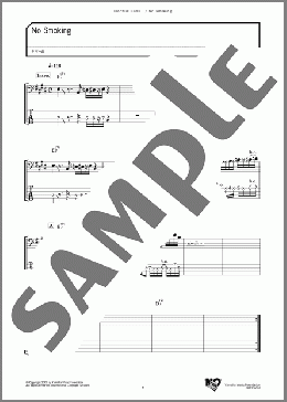 No Smoking(ヤマハ曲) 楽譜 ベース ダウンロード