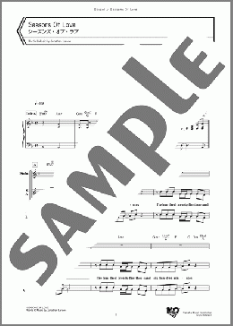 Seasons Of Love(Jonathan Larson) 楽譜 ゴスペル ダウンロード