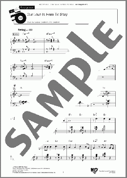 Our Love Is Here To Stay(George Gershwin) 楽譜 その他 中級 ダウンロード