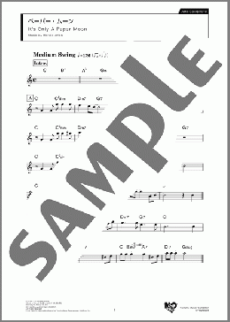 ペーパー・ムーン Alto(Harold Arlen) 楽譜 アルトサックス（ソロ） ダウンロード
