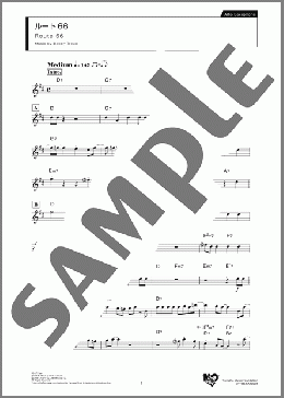 ルート66 Alto(Bobby Troup) 楽譜 アルトサックス（ソロ） ダウンロード