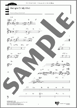 Georgia On My Mind(Hoagy Carmichael) 楽譜 ピアノ（ソロ） 上級 ダウンロード