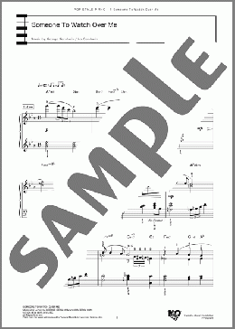 Someone To Watch Over Me(George Gershwin) 楽譜 ピアノ（ソロ） 上級 ダウンロード