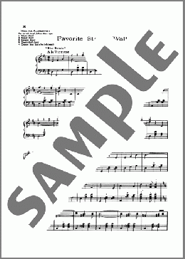 Favorite Strauss Waltzes(Lawrence Welk) 楽譜 ピアノ（ソロ） ダウンロード