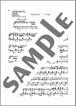 Martha Polka(Lawrence Welk) 楽譜 ピアノ（ソロ） ダウンロード