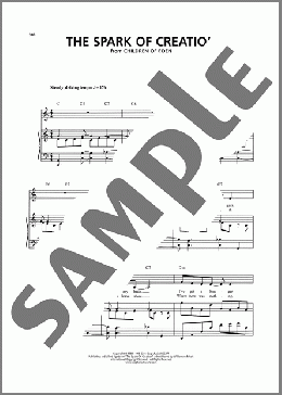 The Spark Of Creation(Stephen Schwartz) 楽譜 ピアノ & ボーカル ダウンロード