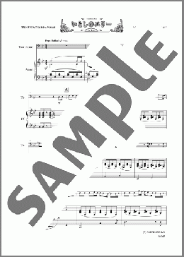 いとしのエリー(Trombone Solo/Pf)(Soloシリーズ) 楽譜 アンサンブル（フルスコア＋全パート） 初～中級 ダウンロード