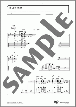 38 Light-Years(ヤマハ曲) 楽譜 ギター（コード） ダウンロード