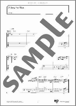 A Song For Alice(ヤマハ曲) 楽譜 ギター（ソロ） ダウンロード