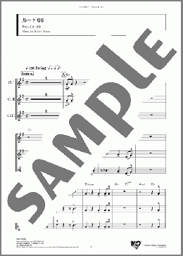 ルート66(Bobby Troup) 楽譜 アンサンブル（フルスコア） ダウンロード