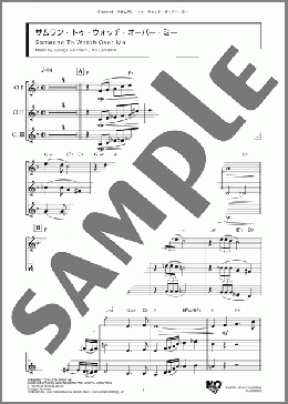 サムワン・トゥ・ウォッチ・オーバー・ミー(G. Gershwin) 楽譜 アンサンブル（フルスコア） ダウンロード