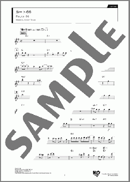 ルート66(Nat King Cole) 楽譜 クラリネット ダウンロード