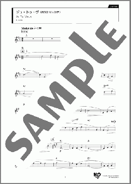 ジュ・トゥ・ヴ(あなたが大好き)(E. Satie) 楽譜 クラリネット ダウンロード