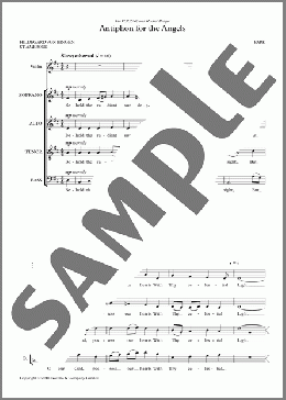 Antiphon For The Angels (Vocal score)(Owain Park) 楽譜 合唱（その他） ダウンロード