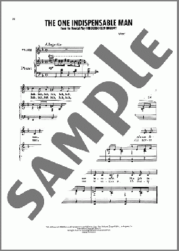 The One Indispensable Man (from Knickerbocker Holiday)(Kurt Weill) 楽譜 ピアノ & ボーカル & ギター ダウンロード