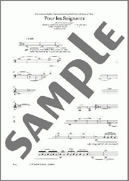 Pour les Soignants(Bryce Dessner) 楽譜 チェロ ダウンロード