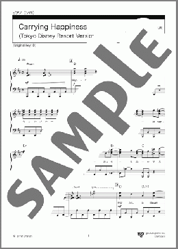Carrying Happiness (Tokyo Disney Resort Version)(Mrs. GREEN APPLE) 楽譜 ピアノ（ソロ） 中～上級 ダウンロード
