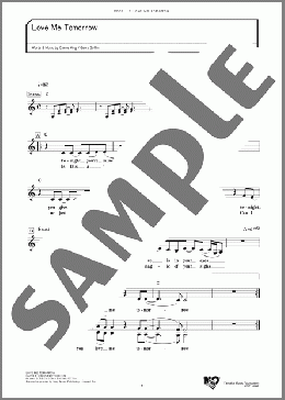 Love Me Tomorrow(キャロル・キング) 楽譜 メロディ ダウンロード