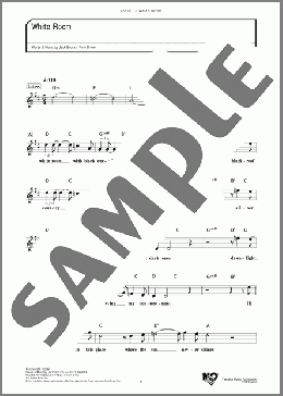 White Room(クリーム) 楽譜 メロディ ダウンロード
