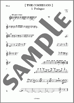 道化師 1 prologue(Oboe)(KAVALEVSKY) 楽譜 アンサンブル（パート） ダウンロード