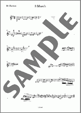 道化師 2 Gallop(Clarinet)(KAVALEVSKY) 楽譜 アンサンブル（パート） ダウンロード