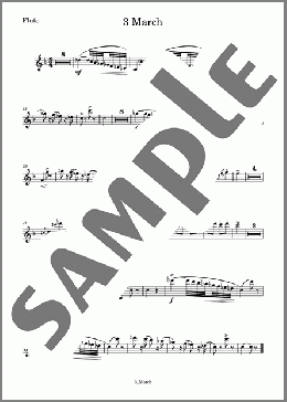 道化師 3 March(Flute)(KAVALEVSKY) 楽譜 アンサンブル（パート） ダウンロード