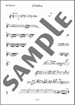 道化師 3 March(Clarinet)(KAVALEVSKY) 楽譜 アンサンブル（パート） ダウンロード