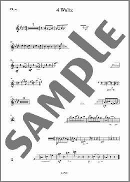 道化師 4 Waltz(Oboe)(KAVALEVSKY) 楽譜 アンサンブル（パート） ダウンロード