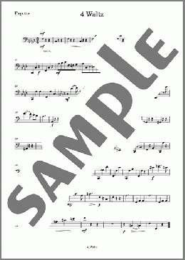 道化師 4 Waltz(Fagotto)(KAVALEVSKY) 楽譜 アンサンブル（パート） ダウンロード
