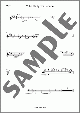 道化師 ７Little lyrical scene(Oboe)(KAVALEVSKY) 楽譜 アンサンブル（パート） ダウンロード