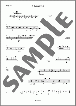 道化師 8 Gavotte(Fagotto)(KAVALEVSKY) 楽譜 アンサンブル（パート） ダウンロード