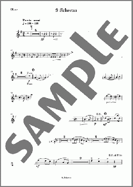道化師 9 Scherzo(Oboe)(KAVALEVSKY) 楽譜 アンサンブル（パート） ダウンロード