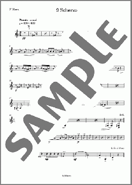 道化師 9 Scherzo(Horn)(KAVALEVSKY) 楽譜 アンサンブル（パート） ダウンロード