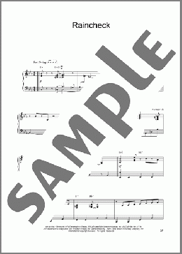 Raincheck(Billy Strayhorn) 楽譜 ピアノ（ソロ） ダウンロード