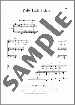 Pretty Little Picture (from A Funny Thing Happened On The Way To The Forum)(Stephen Sondheim) 楽譜 ピアノ & ボーカル ダウンロード