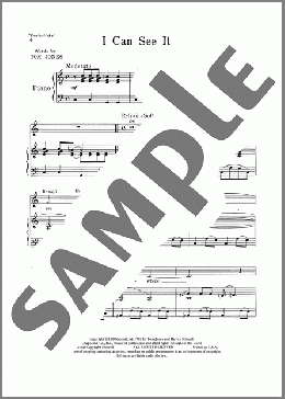 I Can See It(Tom Jones) 楽譜 ピアノ & ボーカル ダウンロード