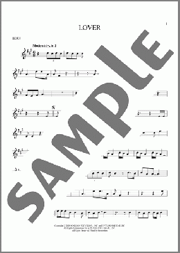 Lover(Taylor Swift) 楽譜 ホルンソロ ダウンロード