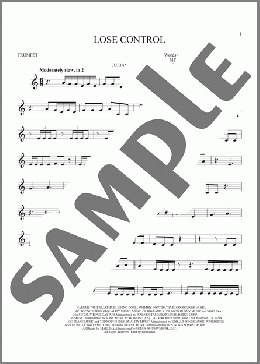 Lose Control(Teddy Swims) 楽譜 トランペット（ソロ） ダウンロード