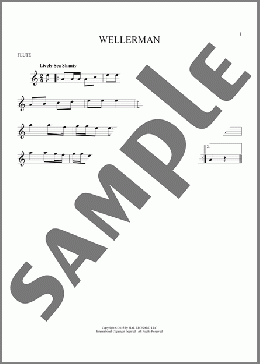 Wellerman(New Zealand Folksong) 楽譜 フルート ダウンロード