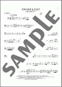 Fought & Lost (feat. Brian May)(Sam Ryder) 楽譜 トロンボーン（ソロ） ダウンロード