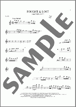 Fought & Lost (feat. Brian May)(Sam Ryder) 楽譜 フルート ダウンロード