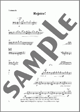 Rejoice!-Cello(Michael Hopkins) 楽譜 オーケストラ（パート） ダウンロード