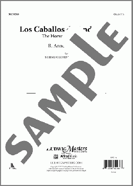 Los Caballos de Andalucia: The Horses of Andalusia-Full Score(R. Anne Svendsen) 楽譜 オーケストラ（パート） ダウンロード