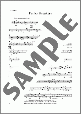 Funky Sneakers-Cello(Thom Sharp) 楽譜 オーケストラ（パート） ダウンロード