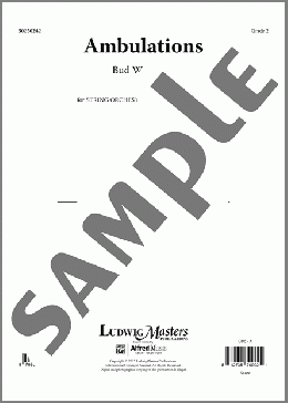 Ambulations-Full Score(Bud Woodruff) 楽譜 オーケストラ（パート） ダウンロード
