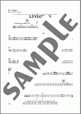 Leviathan-Percussion 3(Clarence E. Barber) 楽譜 その他 ダウンロード
