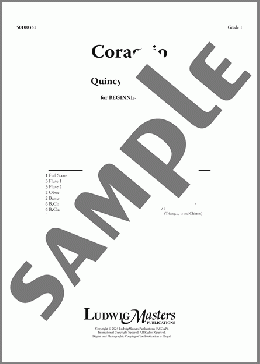 Coraggio-Full Score(Quincy Hilliard) 楽譜 その他 ダウンロード