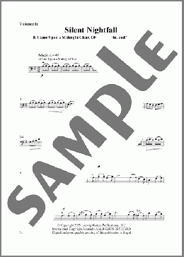 Silent Nightfall-Cello(Caryn Wiegand Neidhold) 楽譜 オーケストラ（パート） ダウンロード