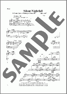 Silent Nightfall-Harp(Caryn Wiegand Neidhold) 楽譜 オーケストラ（パート） ダウンロード