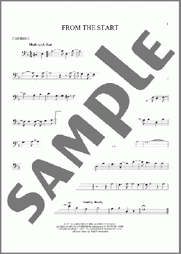 From The Start(Laufey) 楽譜 トロンボーン（ソロ） ダウンロード